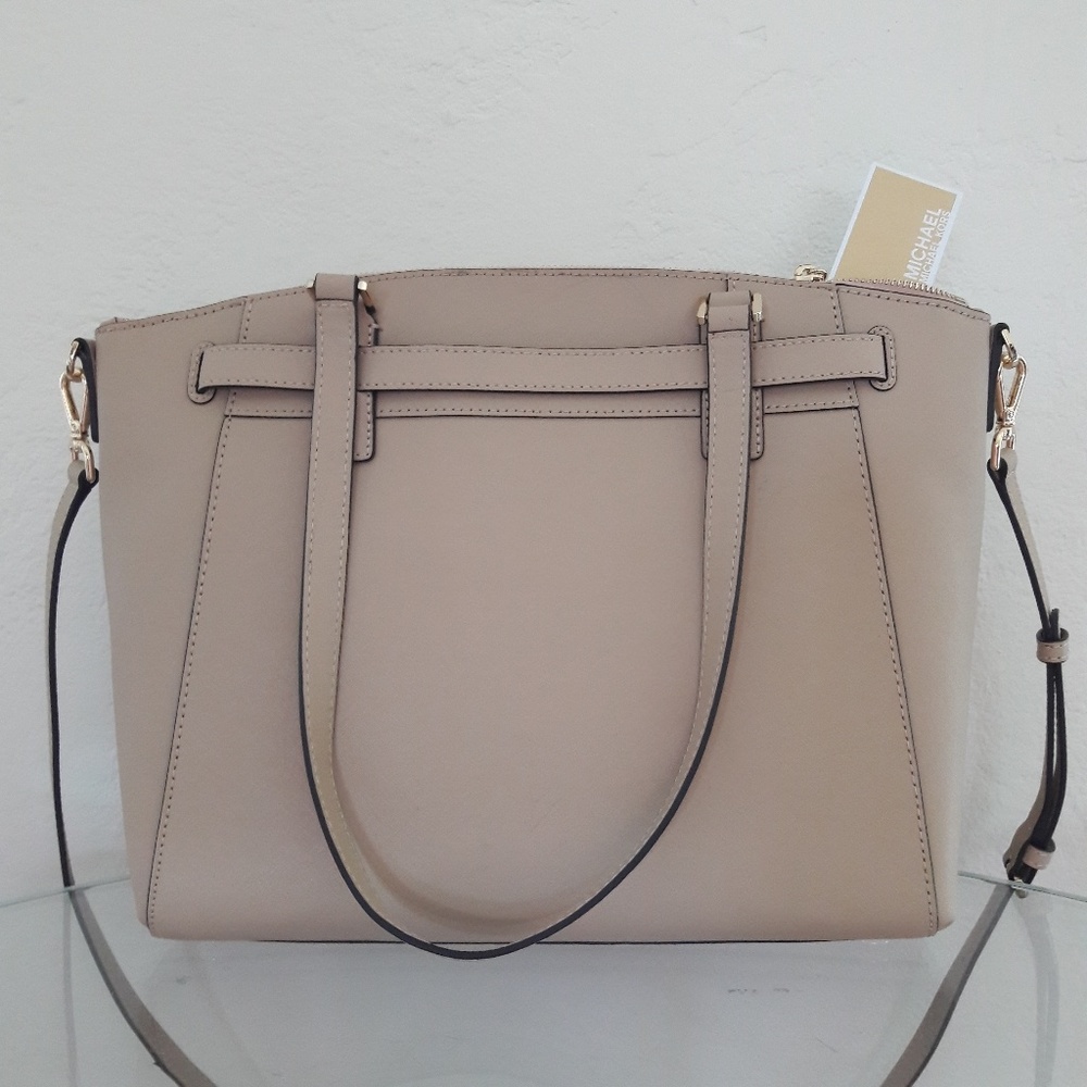 NWT MICHAEL KORS HAMILTON TRAVELER ZIP SATCHEL - Picture 4 of 6
